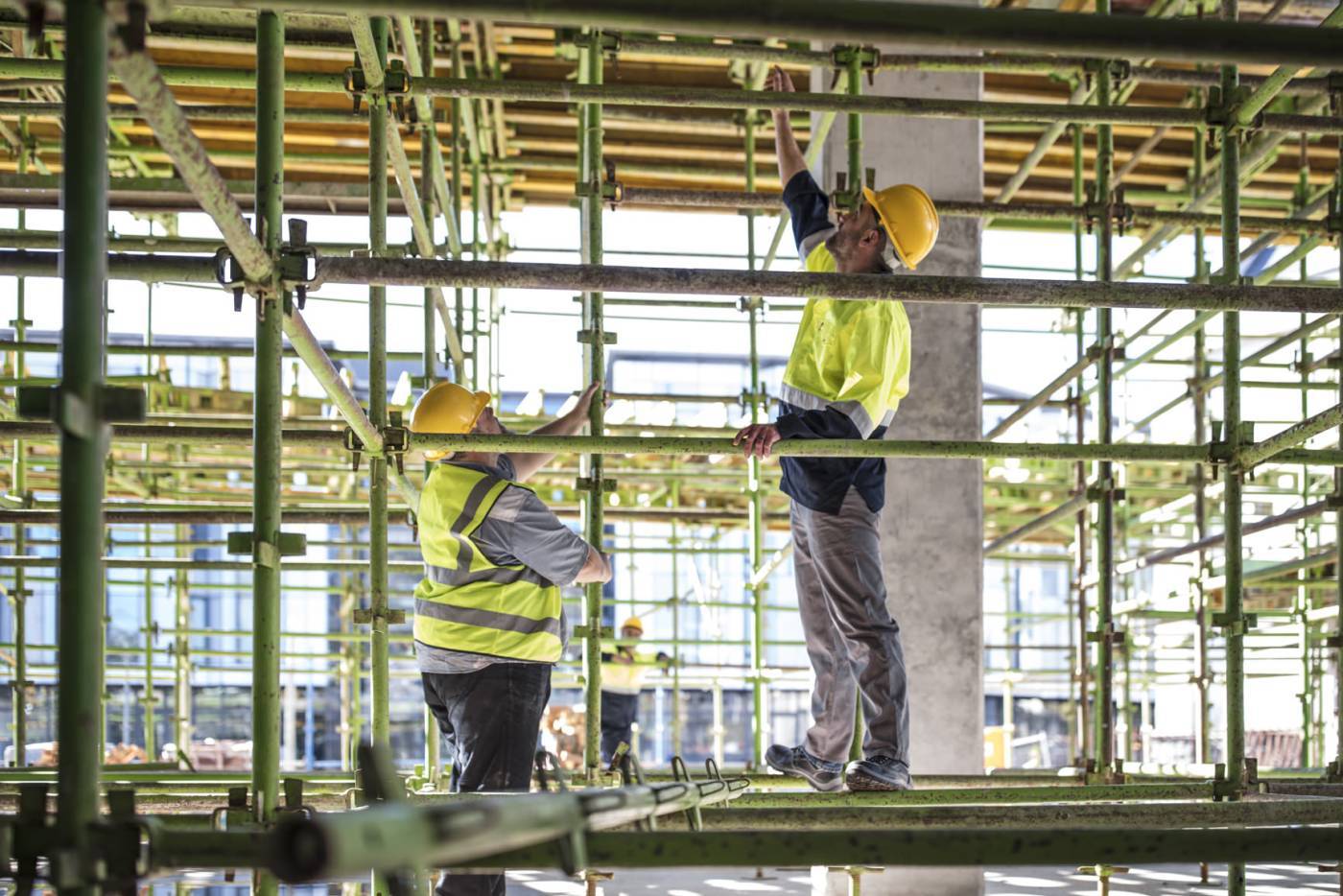 Scaffold structure installed by DESO